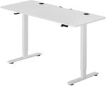 Juskys Schreibtisch Office Stand 140 x 60 cm Wei&szlig;