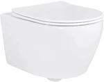 Belvit Sp&uuml;lrandloses Wand-WC Dusch-WC mit Taharet Bidet Funktion und Softclose