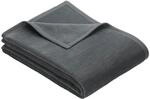 Heim Kuscheldecke 100 x 150 cm Anthrazit waschbar