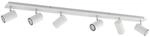 Lindby Strahler Joffrey 9627889 Modern in Wei&szlig; aus Metall 6-flammig GU10