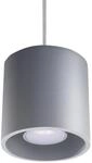 Sollux Lighting H&auml;ngeleuchte ORbis 1 Grau