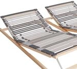 AM Qualit&auml;tsmatratzen 7 Zonen Lattenrost Verstellbar & Vormontiert Made in...