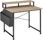 Tectake Schreibtisch Thornton Industrial Style Holz und Stahl 60 x 120 x 90 cm