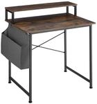 Tectake Schreibtisch Everett Industrial Style Holz und Stahl 55 x 80 x 90 cm