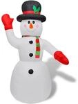 vidaXL Aufblasbarer Schneemann 240 cm 242357