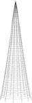 vidaXL LED-Weihnachtsbaum f&uuml;r Fahnenmast 1534 LEDs Warmwei&szlig; 500 cm 358116