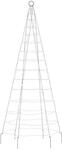 vidaXL LED-Weihnachtsbaum f&uuml;r Fahnenmast 200 LEDs Kaltwei&szlig; 180 cm 358109