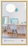 walther design New Lifestyle Kunststoff Bilderrahmen 10x18 cmGold KV118G