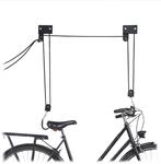 Relaxdays Fahrrad Deckenlift Metall Schwarz Platzsparend 14 m 57 kg