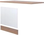 Flex-Well Classic Geschirrsp&uuml;ler-Paket teilintegriert Florida Wei&szlig;-Sonoma Eiche