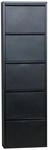 ebuy24 Pisa Schuhschrank mit 5 Klappen in Metall Schwarz