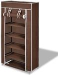 vidaXL Schuhschrank Schuhregal Schuhablage 5 Schicht 58 x 28 x 106 cm Braun...