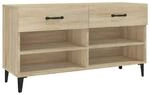 vidaXL Schuhschrank Sonoma-Eiche 102x35x55 cm Holzwerkstoff 812828