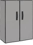 vidaXL Schuhschrank Grau 60x28x90 cm Stoff 337262