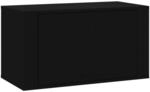 vidaXL Wand-Schuhschrank Schwarz 70x35x38 cm Holzwerkstoff 821013
