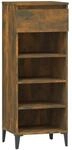 vidaXL Schuhregal R&auml;uchereiche 40x36x105 cm Holzwerkstoff 819785