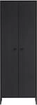 Schildmeyer Schuhschrank Janne 600 Schwarz Matt 169,7 cm x 60,2 cm x 33,05 cm