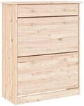 vidaXL Schuhschrank ALTA 77x35x96 cm Massivholz Kiefer 353923