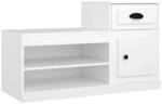 vidaXL Schuhschrank Wei&szlig; 100x42x60 cm Holzwerkstoff 816416