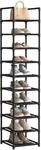 Songmics Schuhregal Rylan 10 Ebenen 33 x 33 cm Schwarz