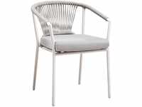 Best Freizeitmöbel Best Dining-Sessel Matera 59 cm x 61 cm x 79 cm Weiß/Sand