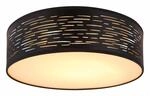 Globo LED-Deckenleuchte Tunno Schwarz &Oslash; 38 cm