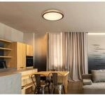 Globo LED-Deckenleuchte Bruno 1-flammig Schwarz matt 437 x 110 mm
