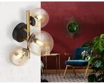 Globo LED-Wandleuchte Riha 3-flammig Schwarz matt 280 x 210 x 190 mm