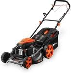 FUXTEC Benzin Rasenm&auml;her FX-RM5396 5,3 PS 53cm Schnittbreite 70 L Fangkorb 4in1