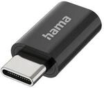 Hama USB-OTG-Adapter USB-C-Stecker & Micro-USB-Buchse USB 2.0 Schwarz 480 Mbit/s