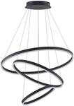 Arcchio LED Albiona 9939025 Modern in Schwarz aus Metall 3-flammig K&uuml;chenleuchte