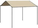 vidaXL Gartenpavillon Beige 3x3 m Stahl und Stoff 362451