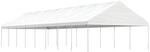 vidaXL Pavillon mit Dach Wei&szlig; 17,84x5,88x3,75 m Polyethylen 3155524