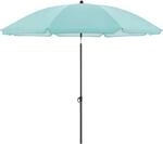 Derby Balkonschirm COMO &Oslash; 165 cm Hellblau mit Knickfunktion