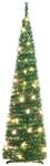 vidaXL Pop-Up-Weihnachtsbaum K&uuml;nstlich 50 LEDs Gr&uuml;n 120 cm 357751