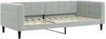 vidaXL Tagesbett Hellgrau 90x200 cm Samt 354008