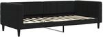 vidaXL Tagesbett Schwarz 90x200 cm Samt1851825