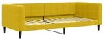 vidaXL Tagesbett Gelb 90x200 cm Samt 354013