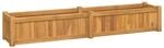 vidaXL Hochbeet 150x30x25 cm Massivholz Teak 362659