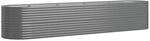 vidaXL Hochbeet Verzinkter Stahl 368x80x68 cm Grau 318964