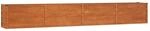 vidaXL Hochbeet Rostig 320x40x45 cm Cortenstahl 1369825