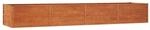 vidaXL Hochbeet Rostig 320x80x45 cm Cortenstahl 151962