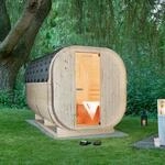 Home Deluxe Outdoor Sauna CUBE XL f&uuml;r bis zu 6 Personen