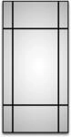 DSK Design Wandspiegel Black Loftstyle 60 cm x 120 cm Schwarz Matt
