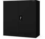 Jan Nowak Metallschrank Klein BEATA 93 x 90 x 40 cm Schwarz