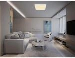 Globo LED-Deckenleuchte Sapana 1-flammig Wei&szlig; 420 x 420 x 25 mm Warmwe&szlig;
