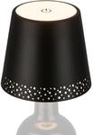 Brilo Akku-Flaschenlicht Flaska Schwarz 2,6W