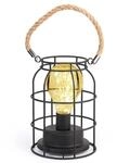 Salcar LED Laterne Dekolicht Retro Dekolaterne mit Tragegriff Warmwei&szlig;