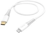Hama Ladekabel USB-C-Lightning 1,5 m Wei&szlig;