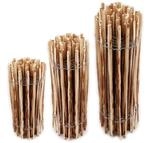 Aquagart 5m Staketenzaun 50cm Hoch Lattenabstand 4-6cm Gartenzaun Kastanienzaun Aus